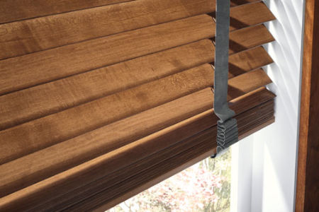 Luxurious wood blinds