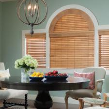 Faux wood blinds